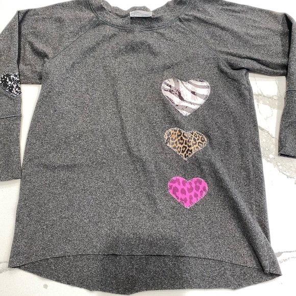 Random Hearts Matching Set Top and Leggings Size 5/6 - Picture 2 of 14